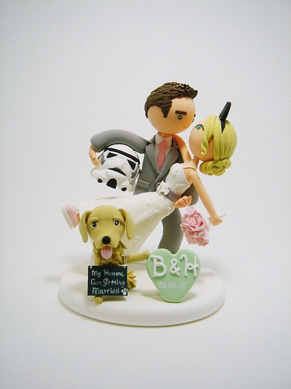 Disney Star Wars Wedding Cake Toppers