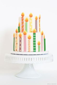 DIY Birthday Cake Candles