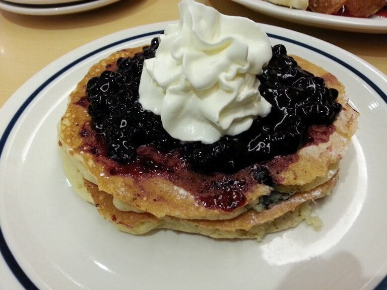 Double Blueberry Pancakes Ihop