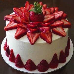 Easy Strawberry Cake Decorating Ideas