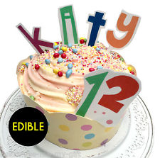 Edible Cake Letters