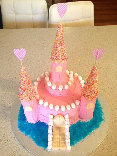 Fairy Castle Birthday Cake