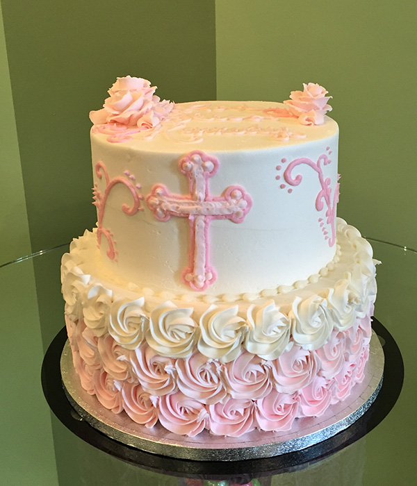 First Communion Tiered Cake