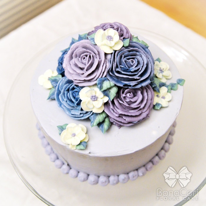 Floral Buttercream Flower Cake