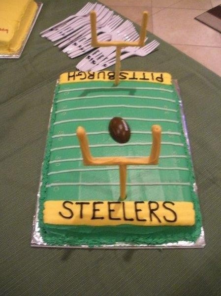Football Field Birthday Cake