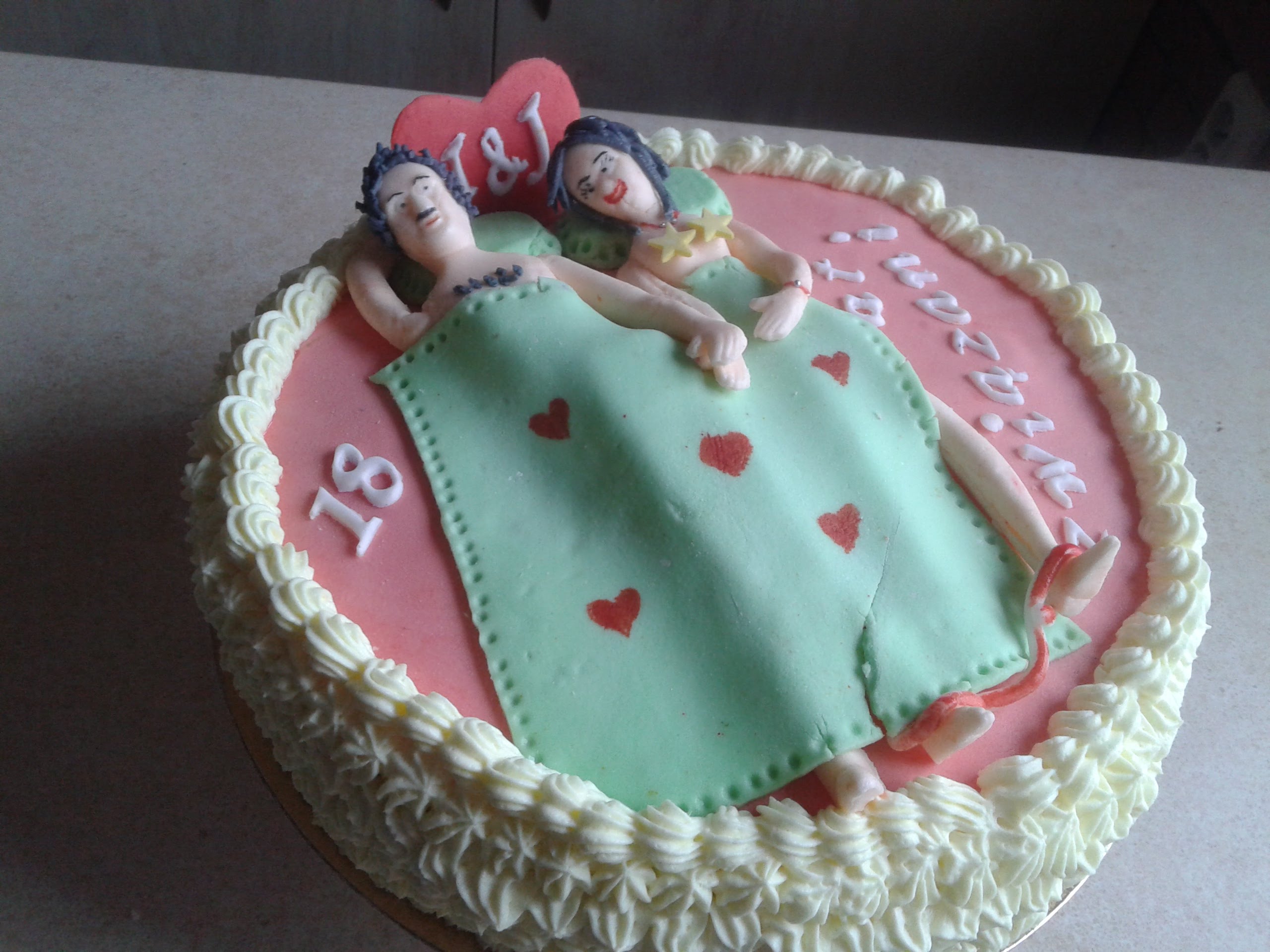 Funny Wedding Anniversary Cake