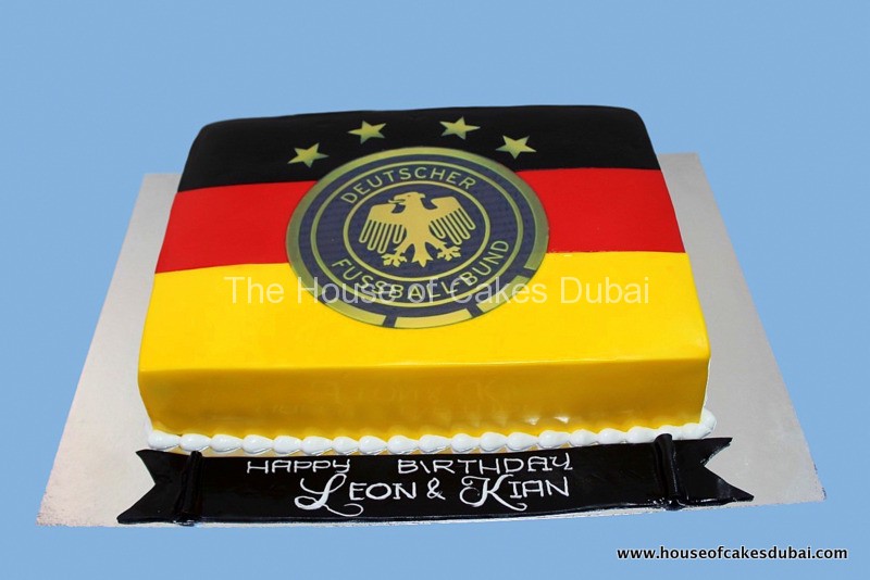 German Flag Cake