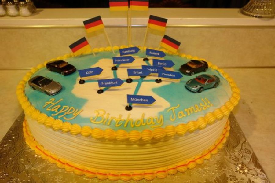 Germany Birthday Cake