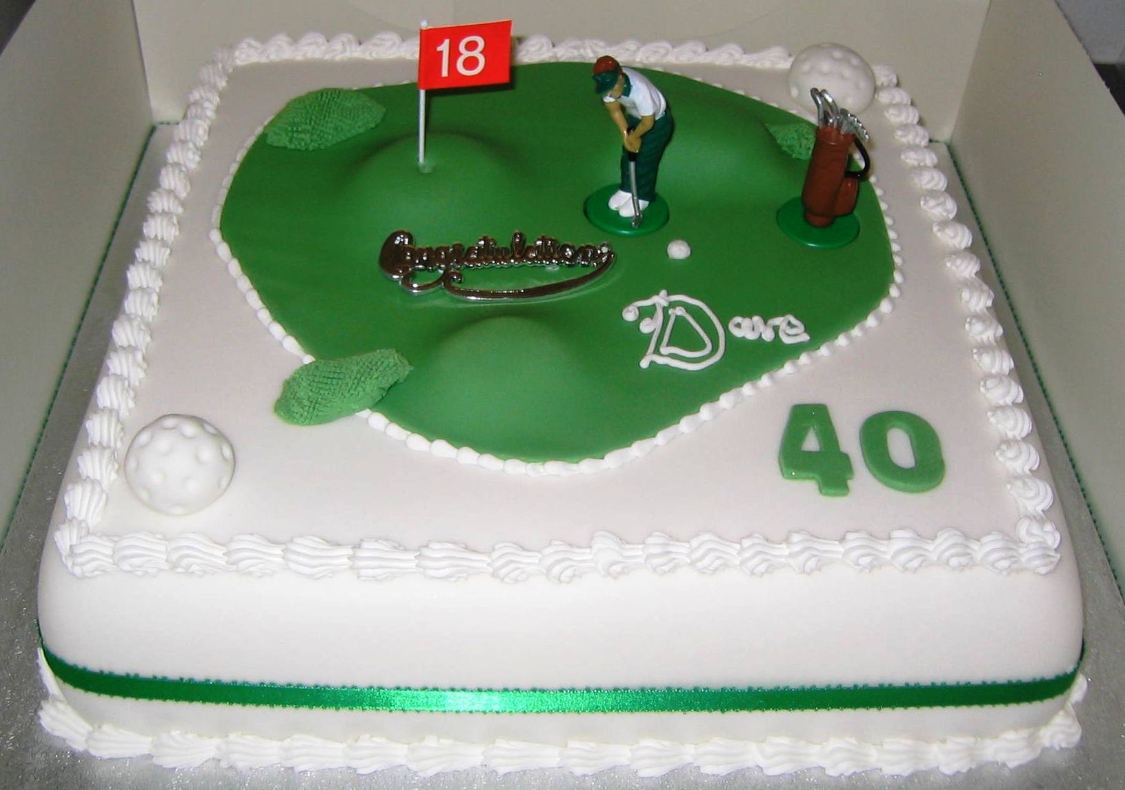 Golf Cake Decorations