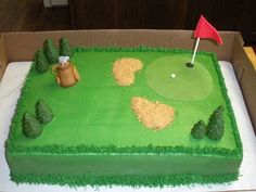 Golf Sheet Cake