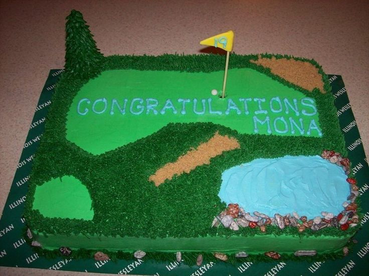 12 Photos of Designer Golf Sheet Cakes