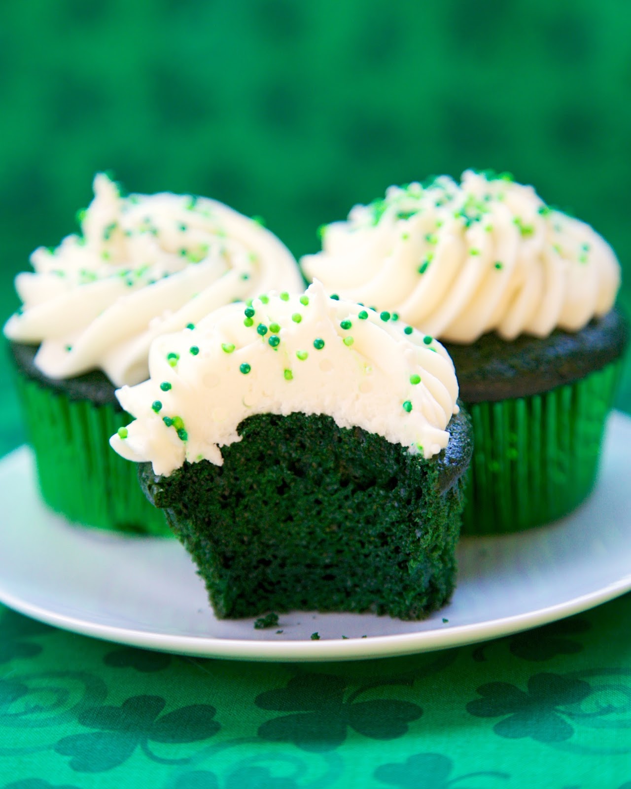 Green Velvet Cake with Cream Cheese Frosting