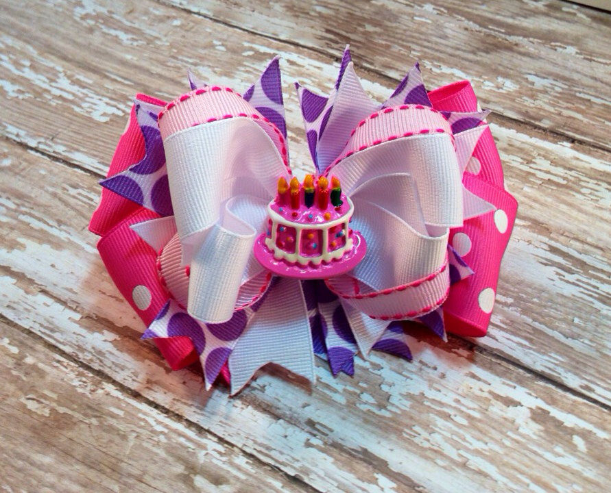 Hair Bow Birthday Cake