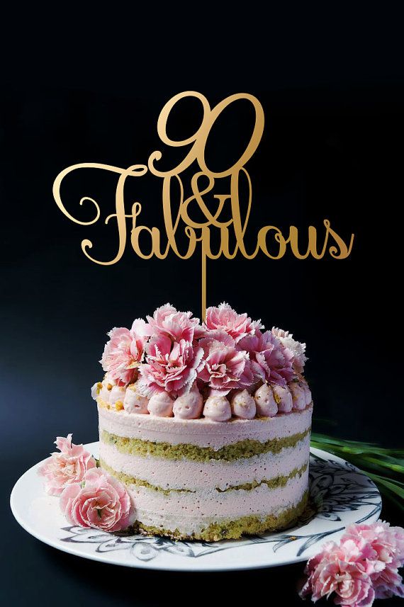 Happy 90th Birthday Cake Ideas