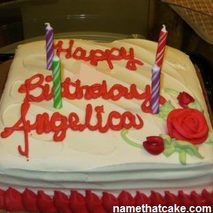 Happy Birthday Angelica Cake