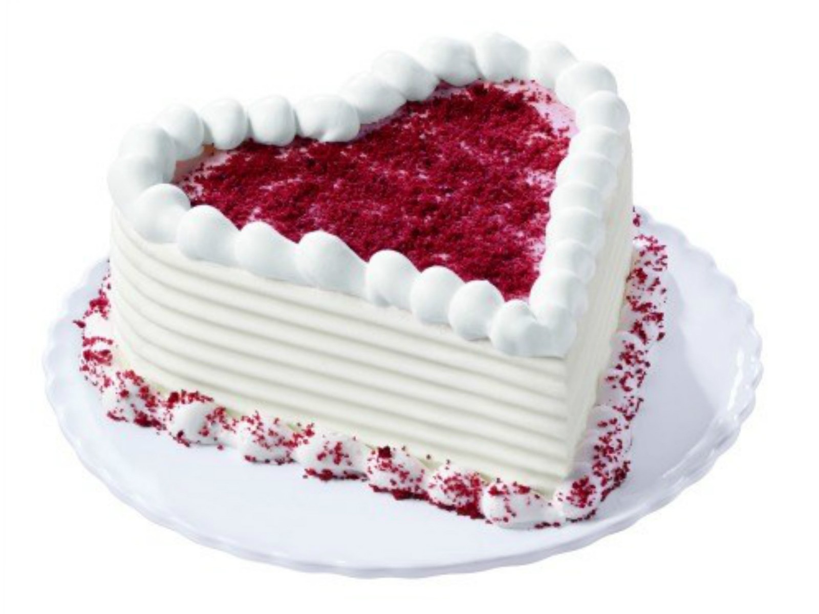 Heart Shaped Red Velvet Cake