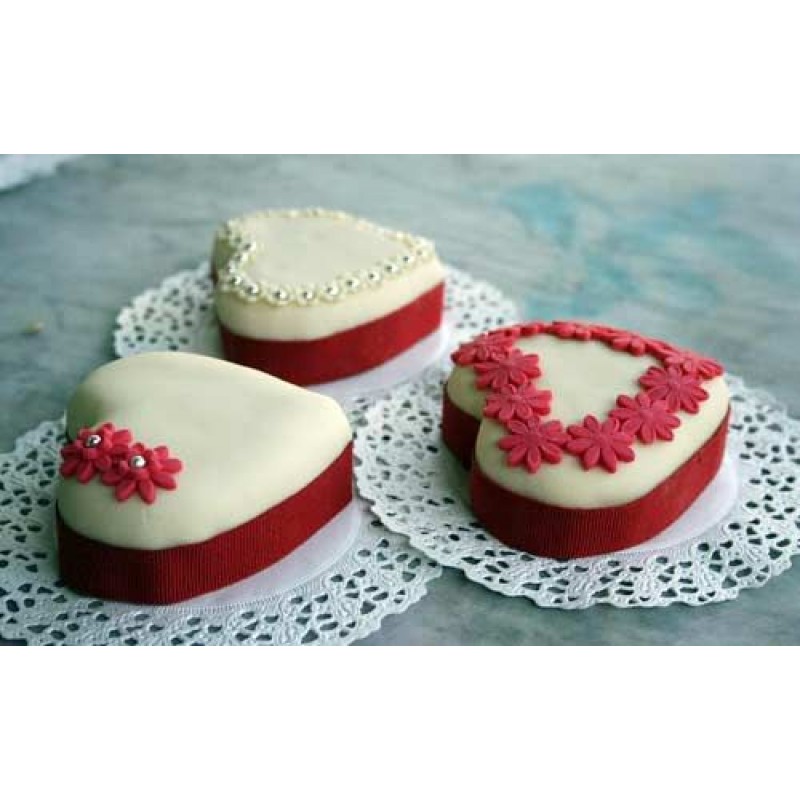 Heart Shaped Red Velvet Cake