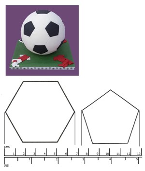 Hexagon and Pentagon Cutters Football