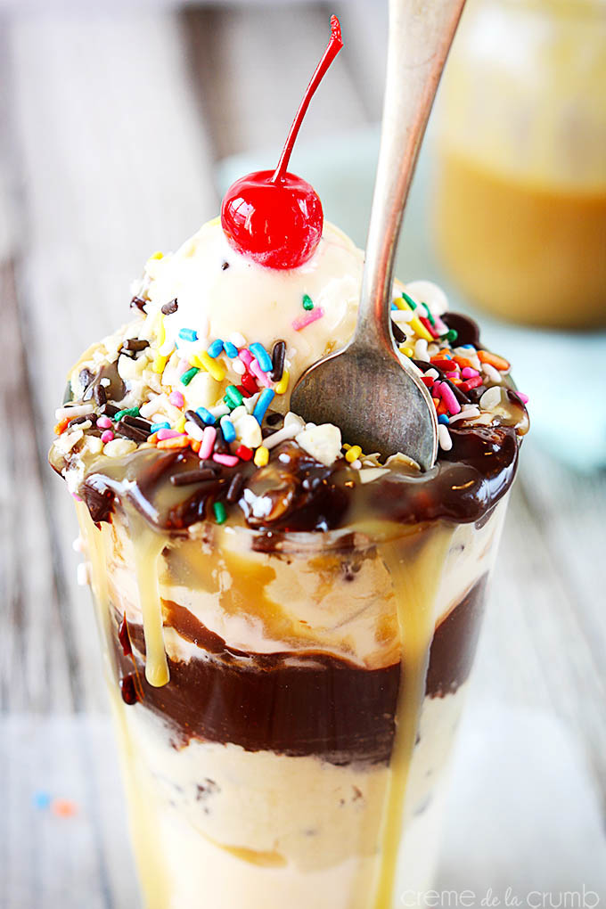 Hot Fudge Sundae Chocolate Chip Cookie Dough