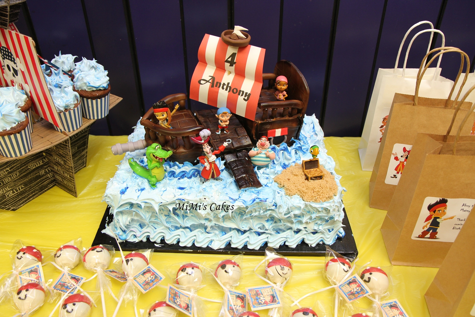 Jack and the Neverland Pirates Birthday Cake