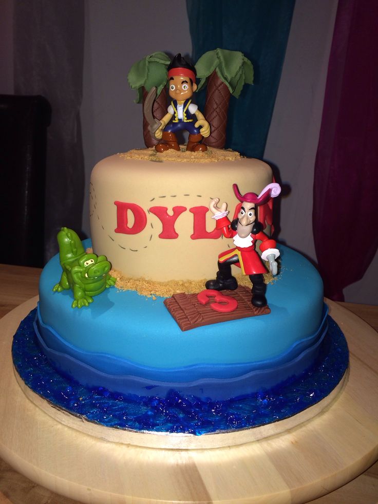 Jack and the Neverland Pirates Birthday Cake