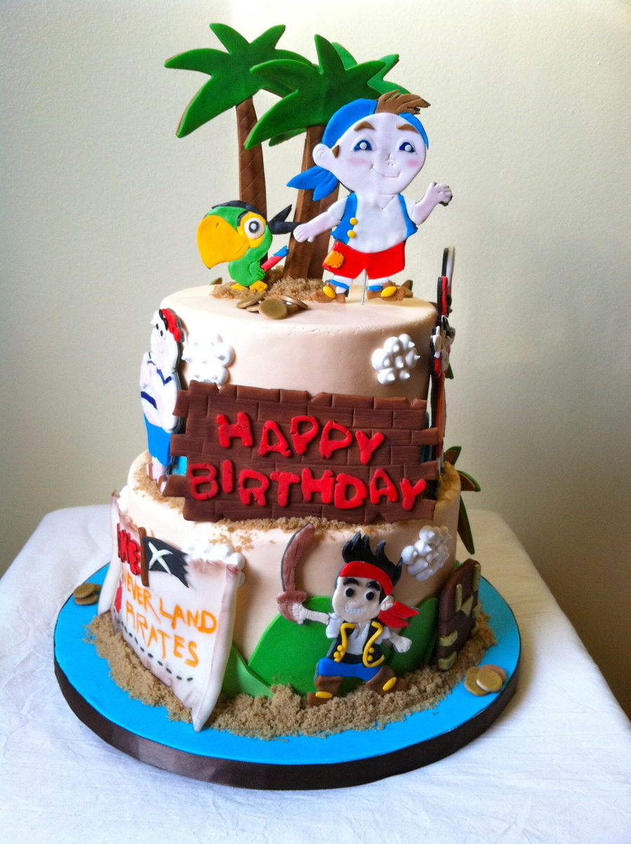 Jake and Neverland Pirates Birthday Cake