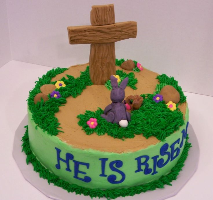 Jesus Cross Easter Cake