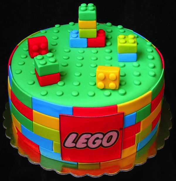 LEGO Birthday Cake Idea