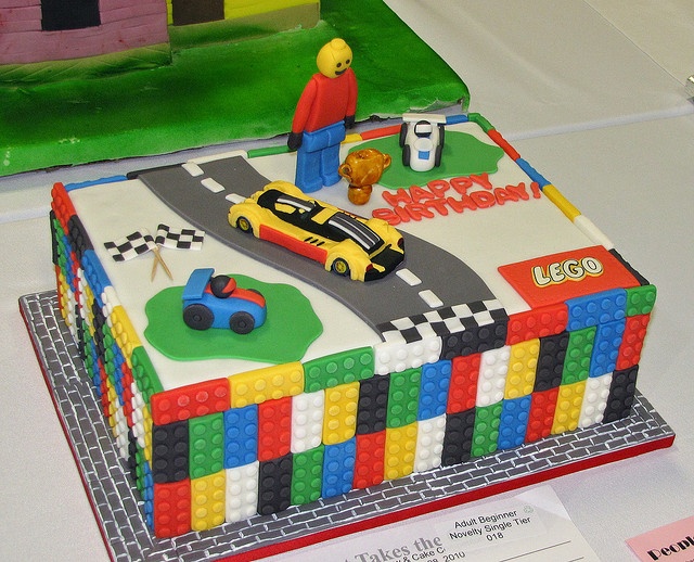 LEGO Birthday Cake Idea