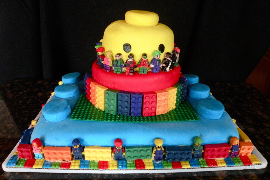 LEGO Birthday Cake Idea