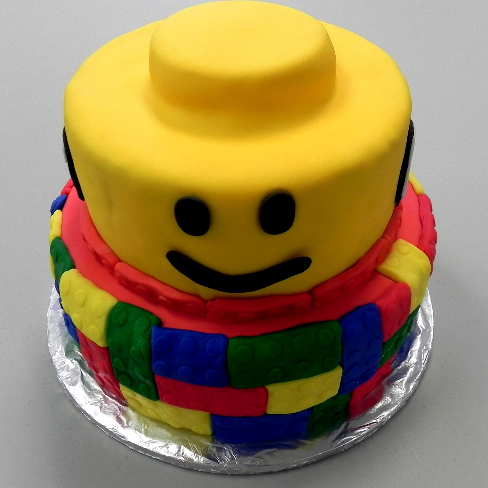 LEGO Birthday Party Cake