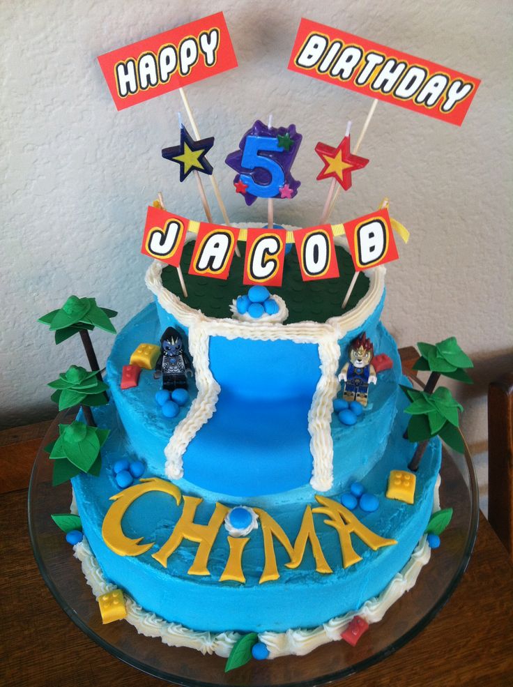 LEGO Chima Birthday Cake