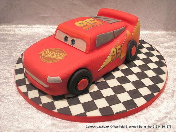 13 Photos of Disney Cars Cakes Shaped As A One