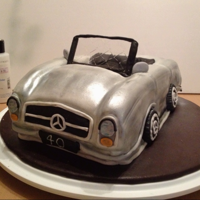 Mercedes-Benz Birthday Cake