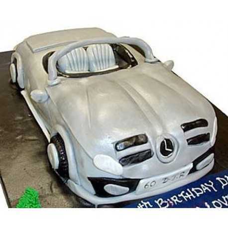 Mercedes Car Birthday Cake