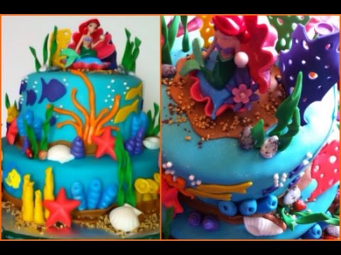 Mermaid Birthday Fondant Cake