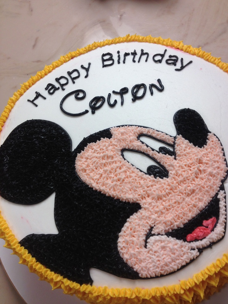 Mickey Mouse Birthday Cake