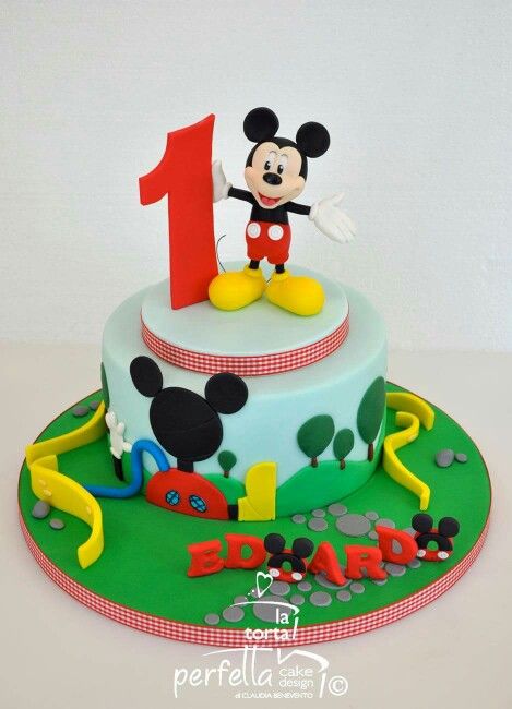 Mickey Mouse Birthday Cake