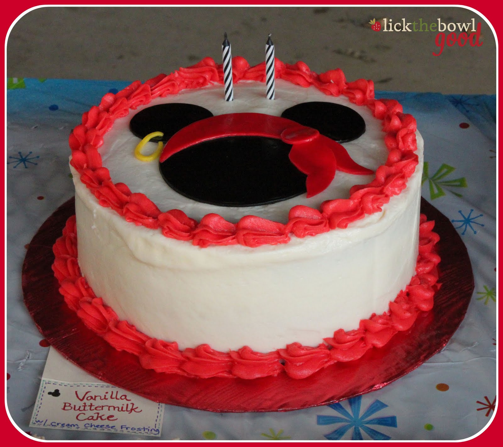 Mickey Mouse Birthday Cake