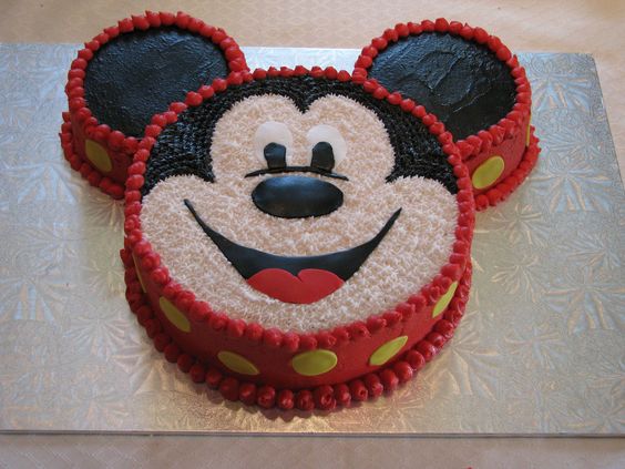 Mickey Mouse Face Cake