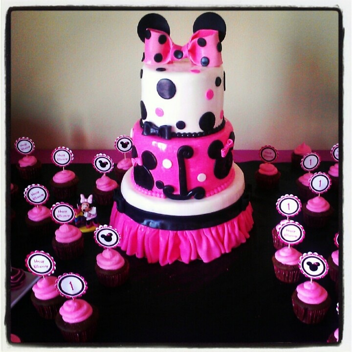 Mini Mouse Birthday Cake