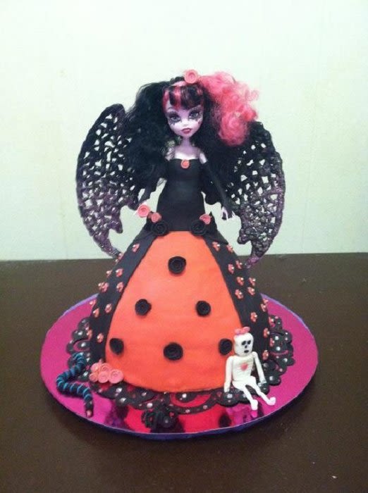 Monster High Doll Cake