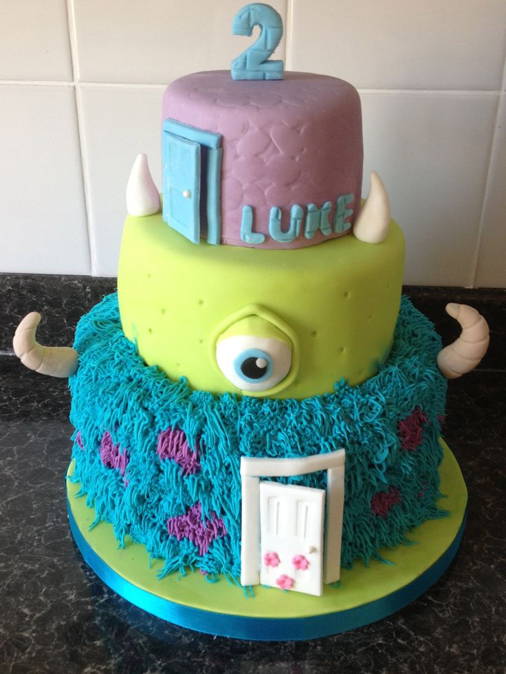 Monsters Inc Birthday Cake