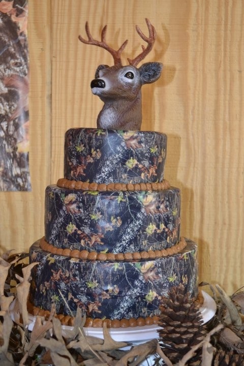 Mossy Oak Camo Birthday Cakes