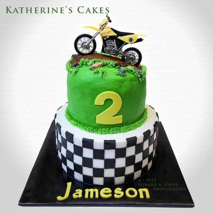 Motocross Birthday Cake