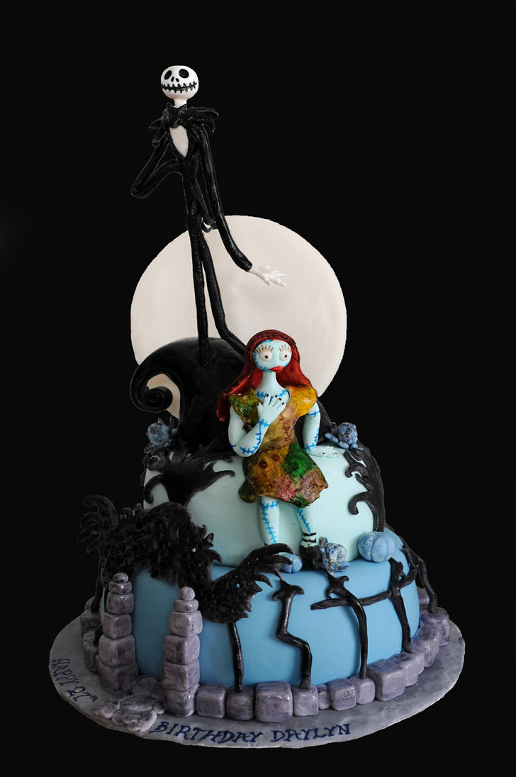 Nightmare Before Christmas Cake