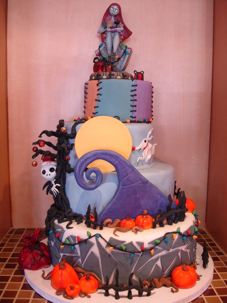 Nightmare Before Christmas Cake