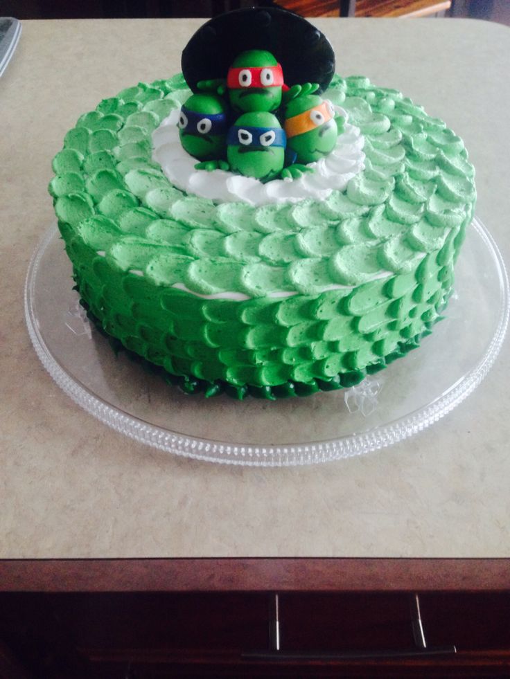 Ninja Turtle Birthday Cake