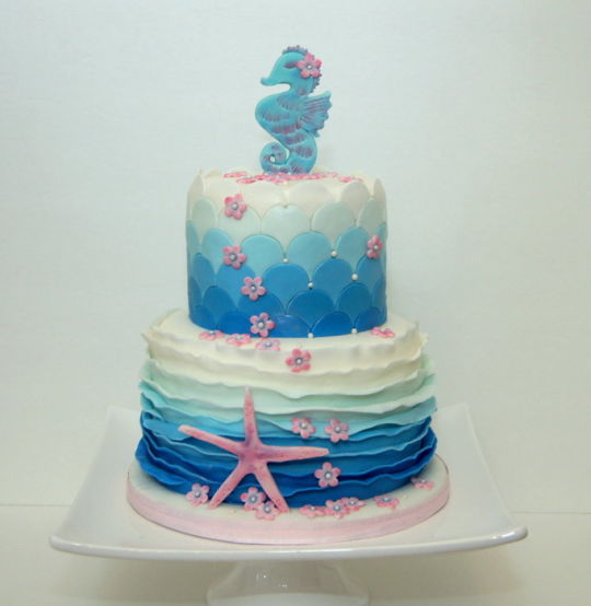 Ocean Birthday Cake