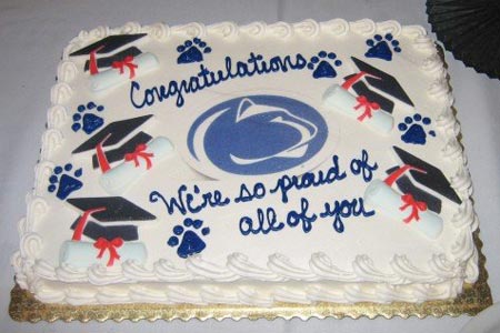 Penn State Graduation Cake